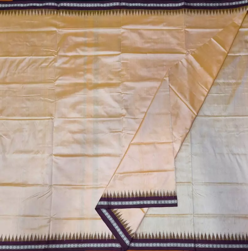 LIGHT YELLOW BLUE SILK JODA