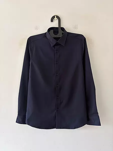 Navy luxe Imp-plain shirt