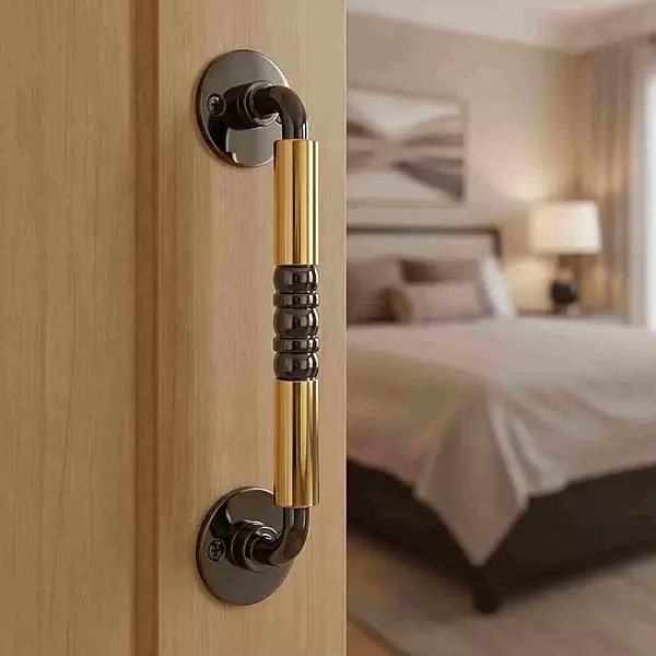 (4613) Palam SS Handle Coin 03 Black Gold 6"