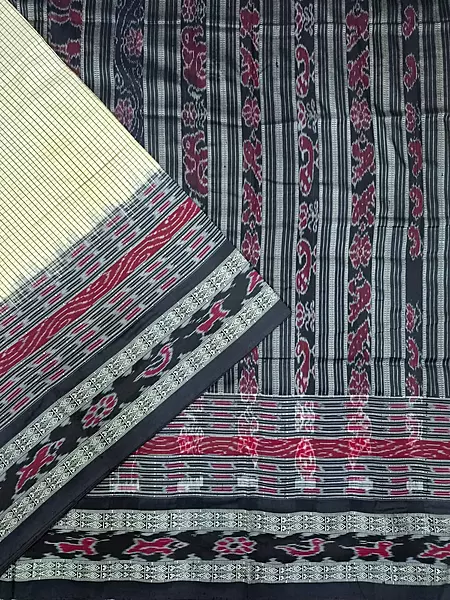 SACHIPAR SILK SAREE-CREAM