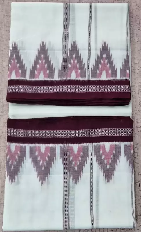 DOUBLE KUMBHA JODA-WHITE-MAROON