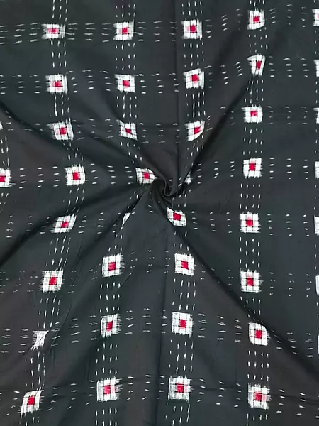 CHECK BOX FABRIC-BLACK