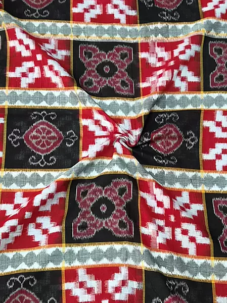 BOX STAR FABRIC-RED-BLACK