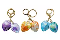 Double Shell Keychain