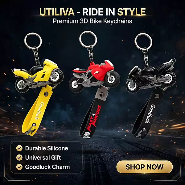 Mini Motorcycle Keychains