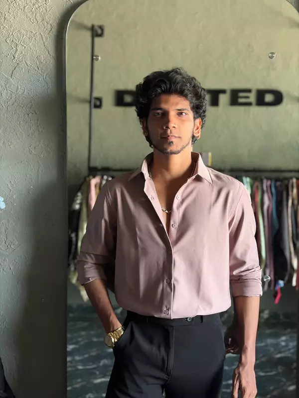 Dusty rose Imp-plain shirt