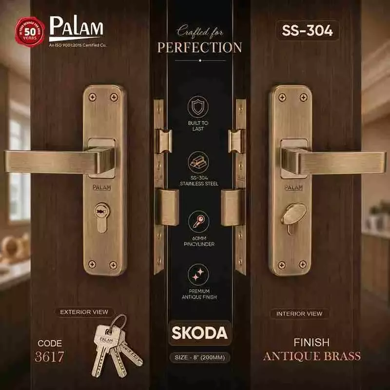 (3617) Palam Pin Cyl M/L Set Skoda Antq (SS304)