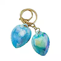 Double Shell Keychain