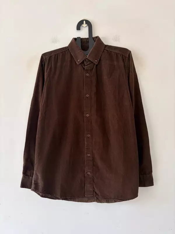 Toffee brown corduroy shirt