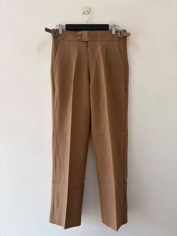 Caramel clay gurkha pants