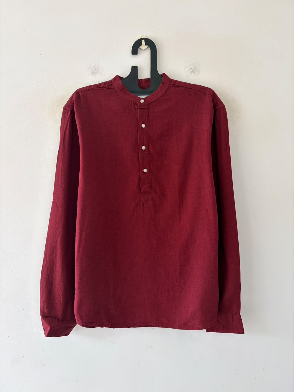 Crimson ember short kurta