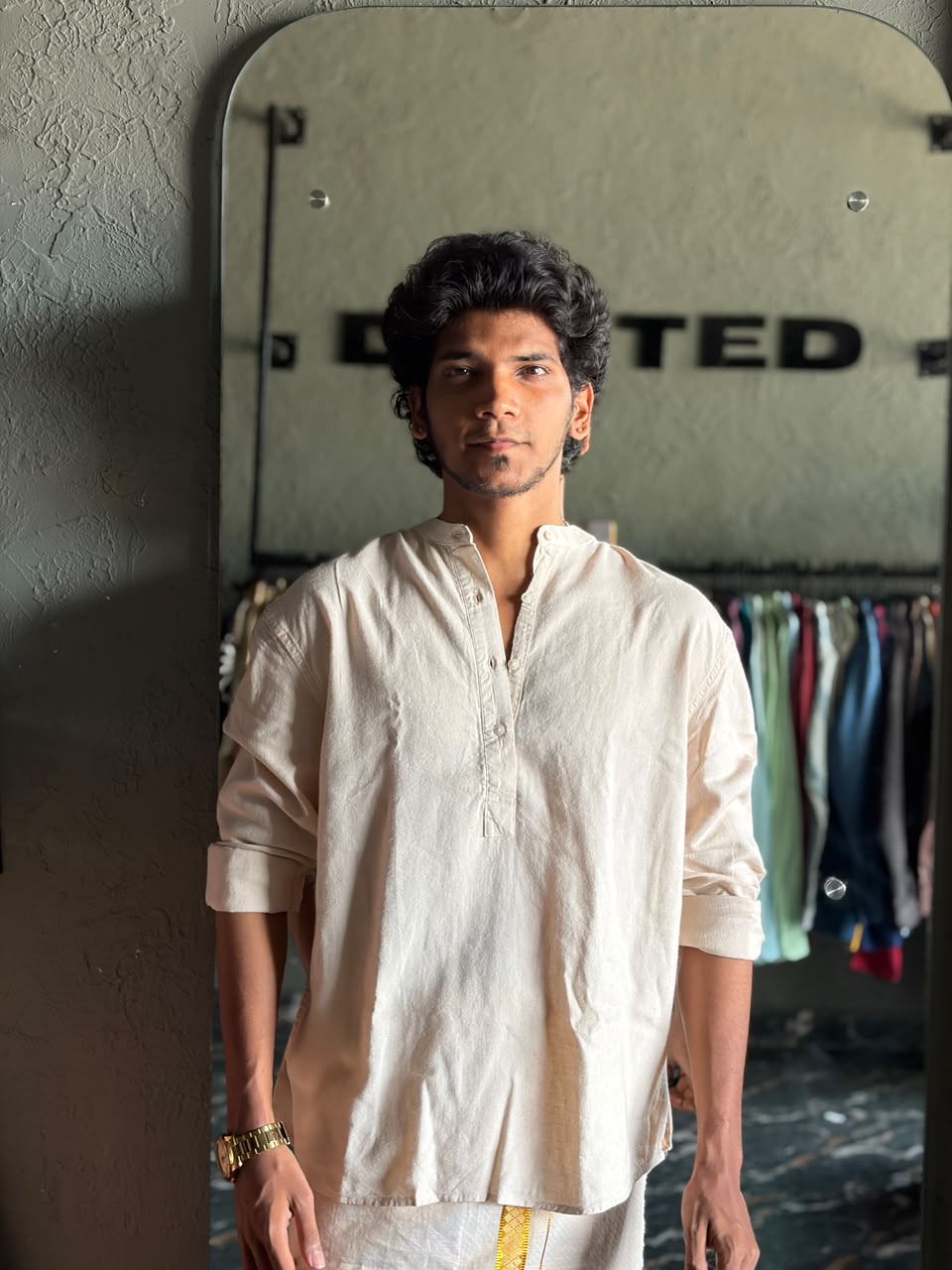 Sand mist short kurta