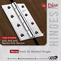 Palam SS Hinges Mirror Finish