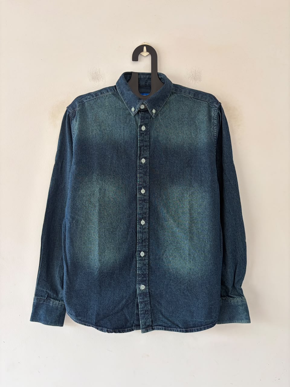 Indigo drift denim shirt