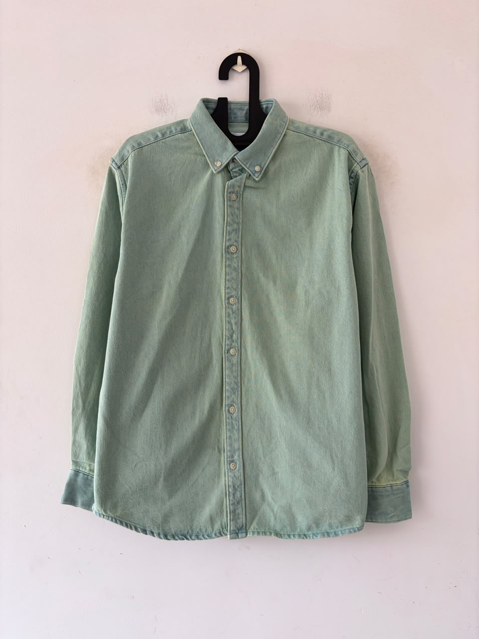 Sage wash denim shirt