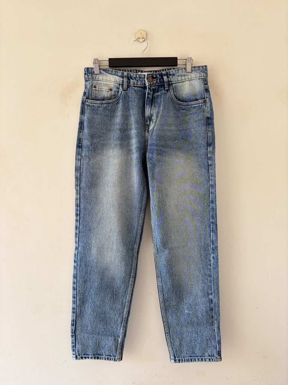 Stonewash momfit jeans