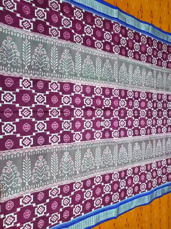 Gacha Sakta Silk Saree-Purple