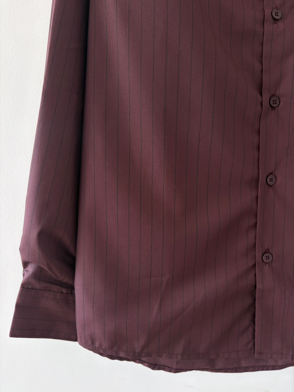 Merlot pin stripes shirt