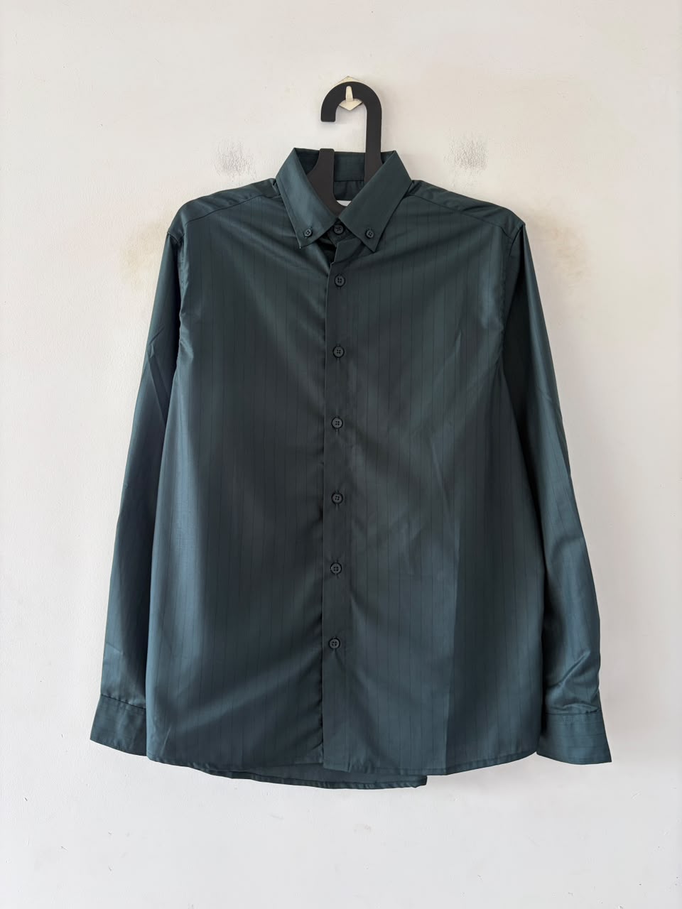 Emerald pin stripes shirt