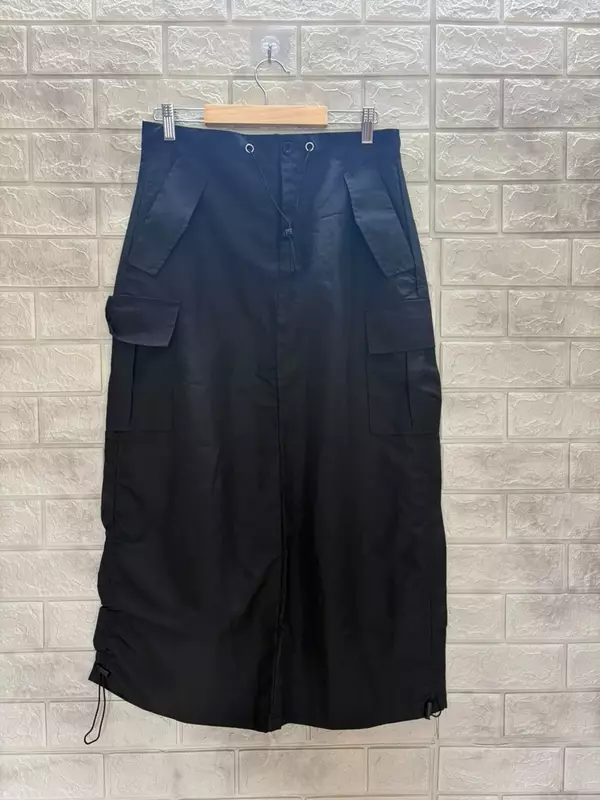 Classic Black High Waisted Cargo Skirt
