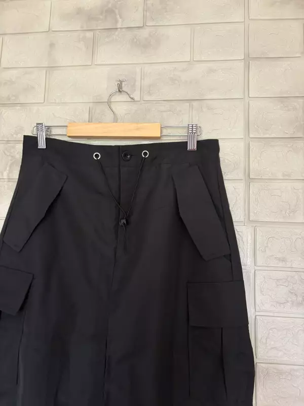 Classic Black High Waisted Cargo Skirt