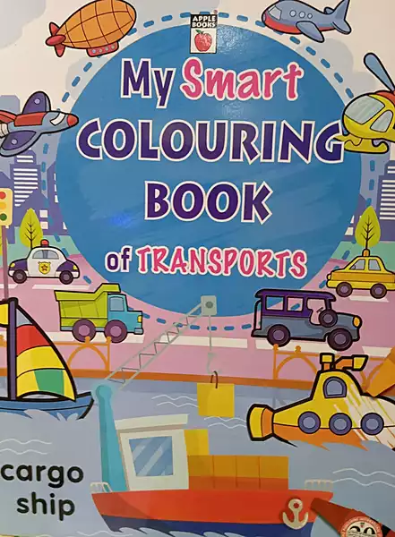 My Smart Colouring book of Transports