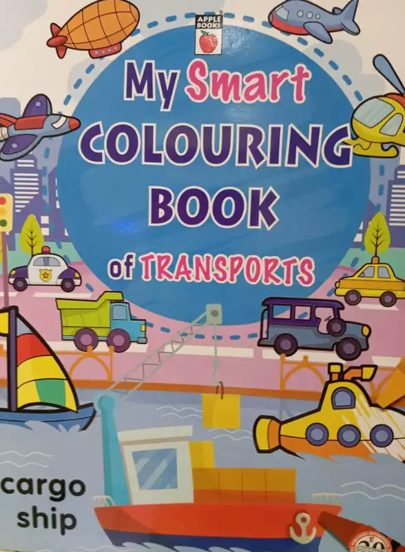 My Smart Colouring book of Transports