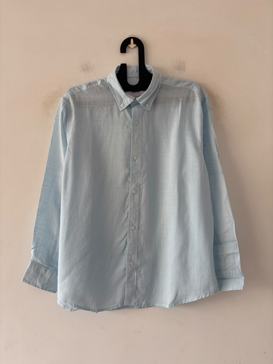 Sky mist linen shirt