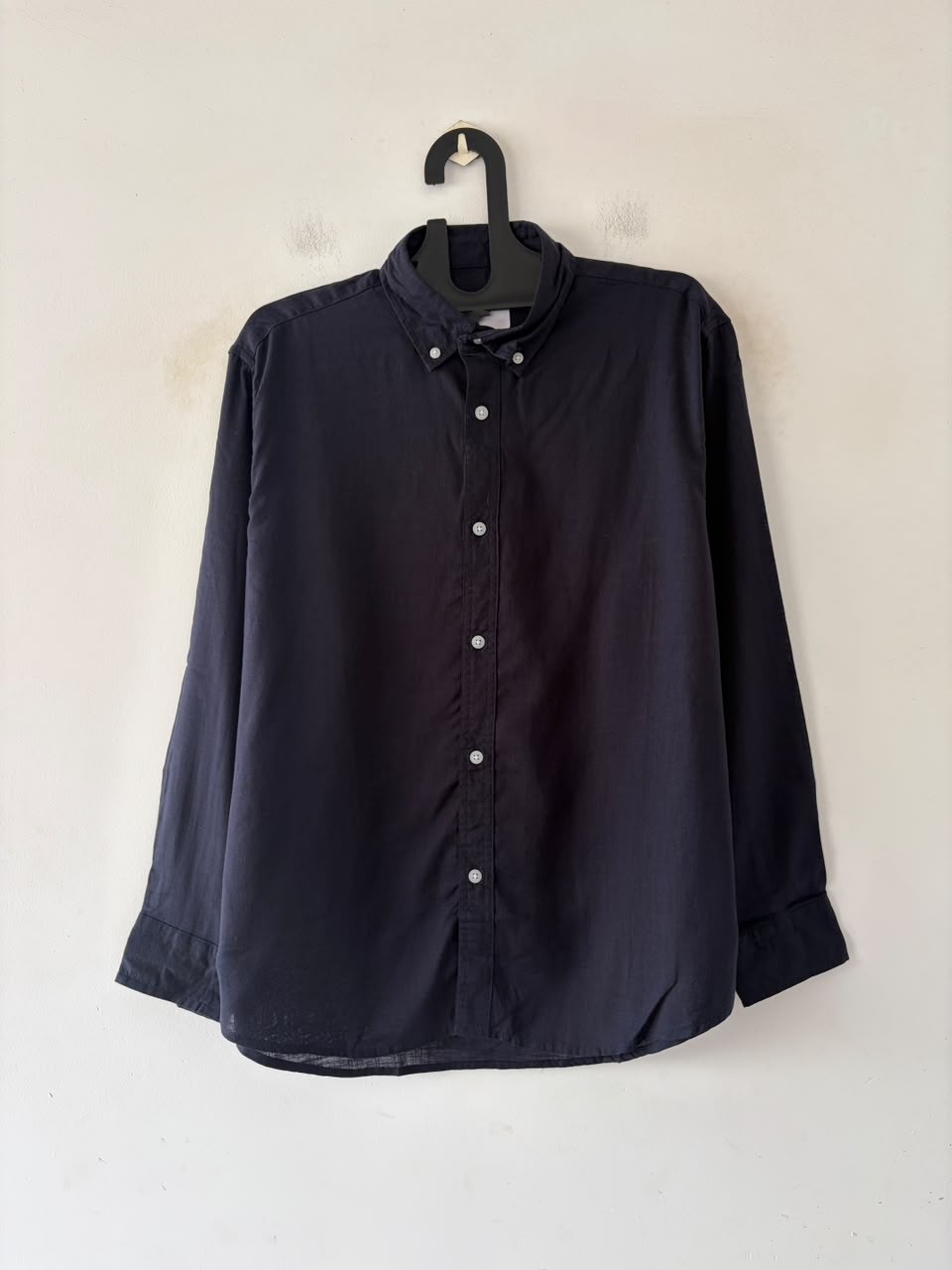 Midnight navy linen shirt