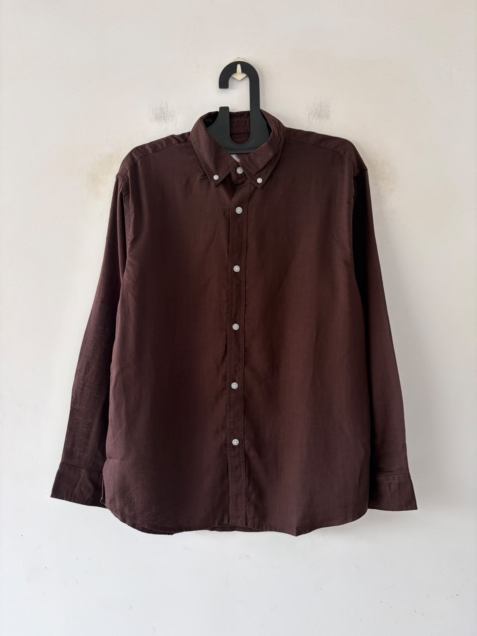 Chocolate linen shirt