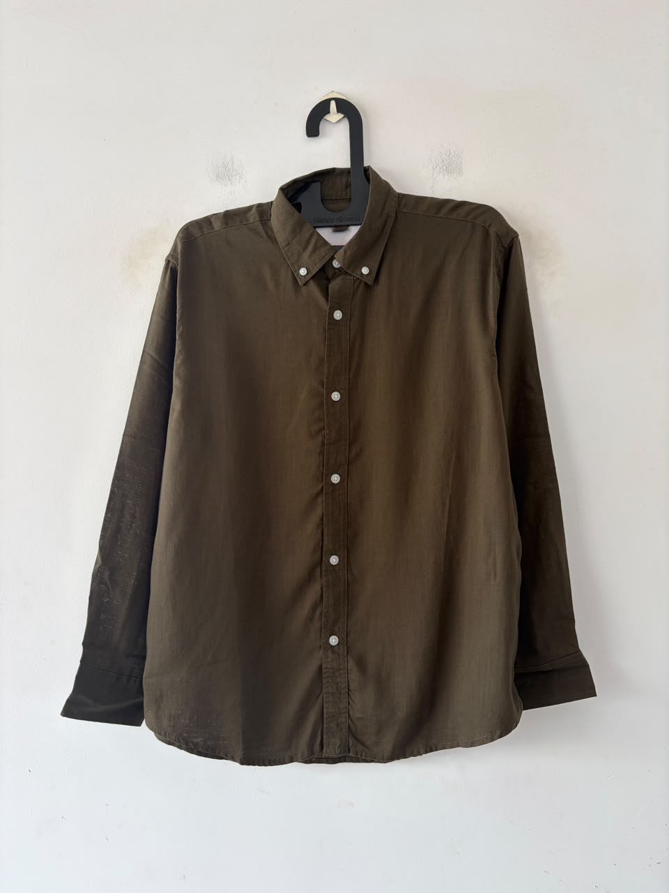 Olive drift linen shirt