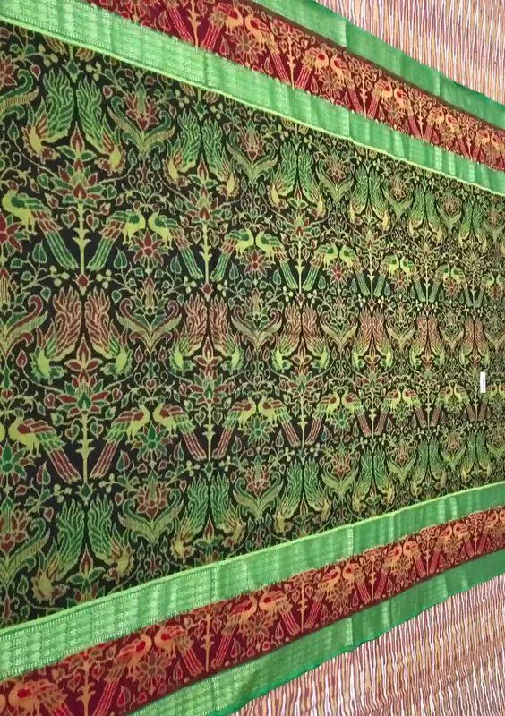 PAKHIRAJ 2 BANDHA SAREE-COFFEE
