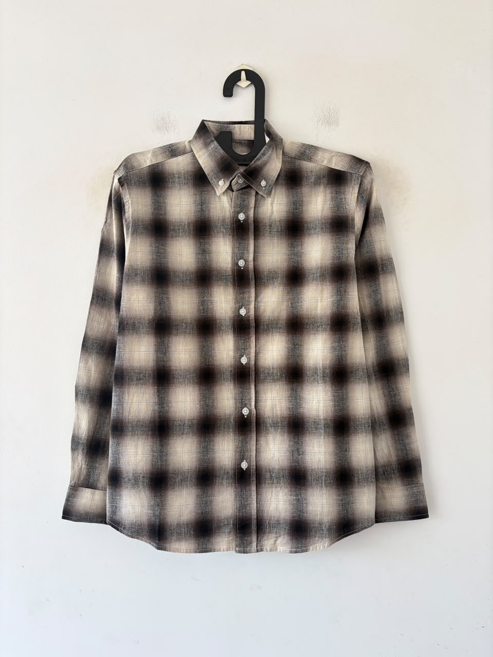 Smoke ivory check shirt