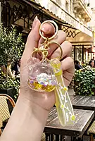 liquid glitter keychains