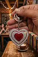 Premium Rhinestone Keychain
