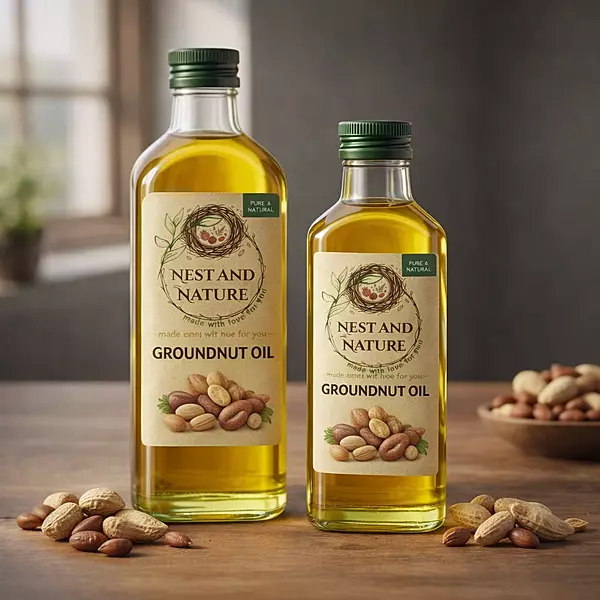 Groundnut Oil (Wood Pressed) 1L