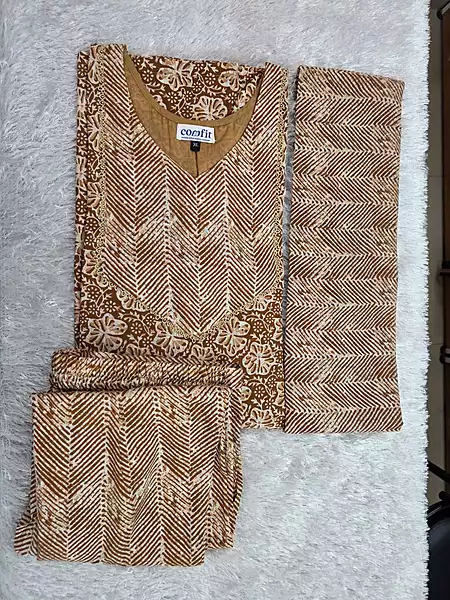 Golden Sand Brown Salwar set