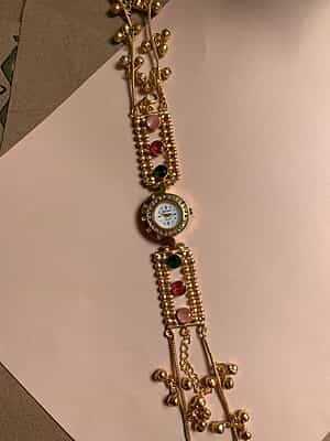 The Heritage Beaded Ghungroo Charm Watch The Heritage Beaded Ghungroo Charm Watch