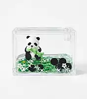 Liquid Glitter Panda Keychain (5 × 3.5 cm)