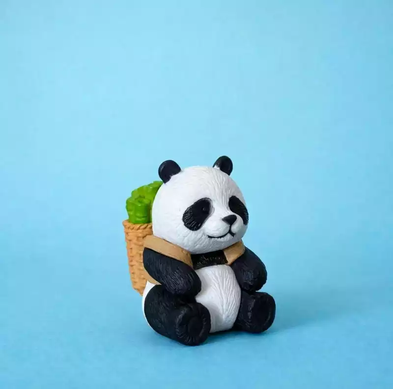 Mini Cute Panda Figurine-6