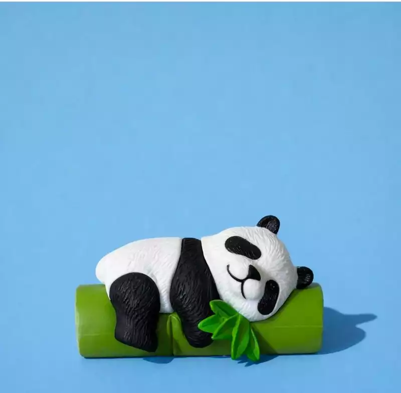 Mini Cute Panda Figurine-4