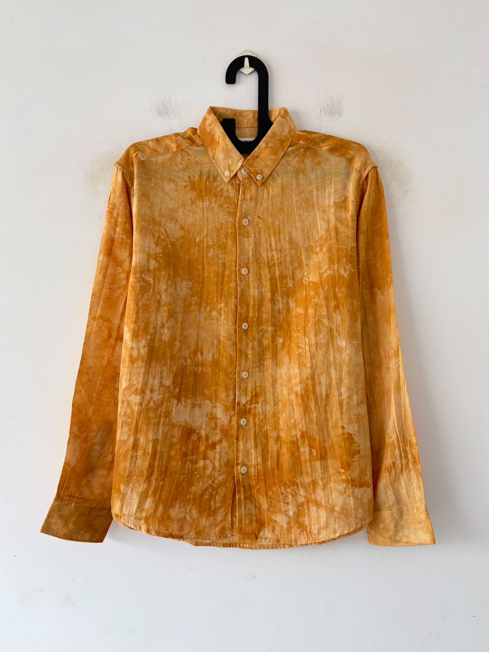 Amber Glow tie‑dye printed shirt