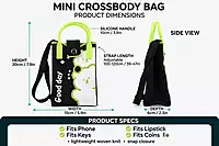 Mini Crossbody Bag For Women & Gril (Day Black Bear)