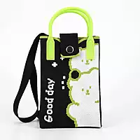Mini Crossbody Bag For Women & Gril (Day Black Bear)