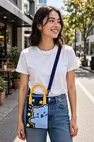 Mini Crossbody Bag For Women & Gril (Blue Panda)