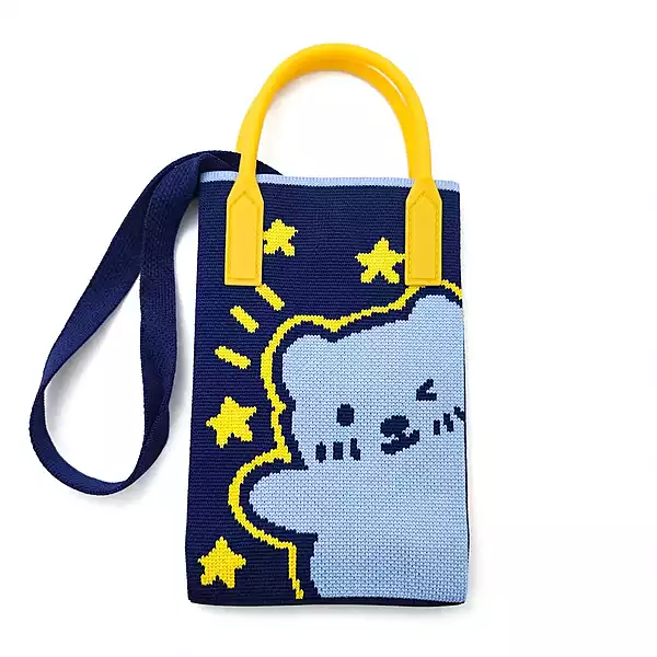 Mini Crossbody Bag For Women & Gril (Blue Panda)