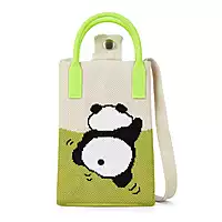 Mini Crossbody Bag For Women & Gril (Green Panda)