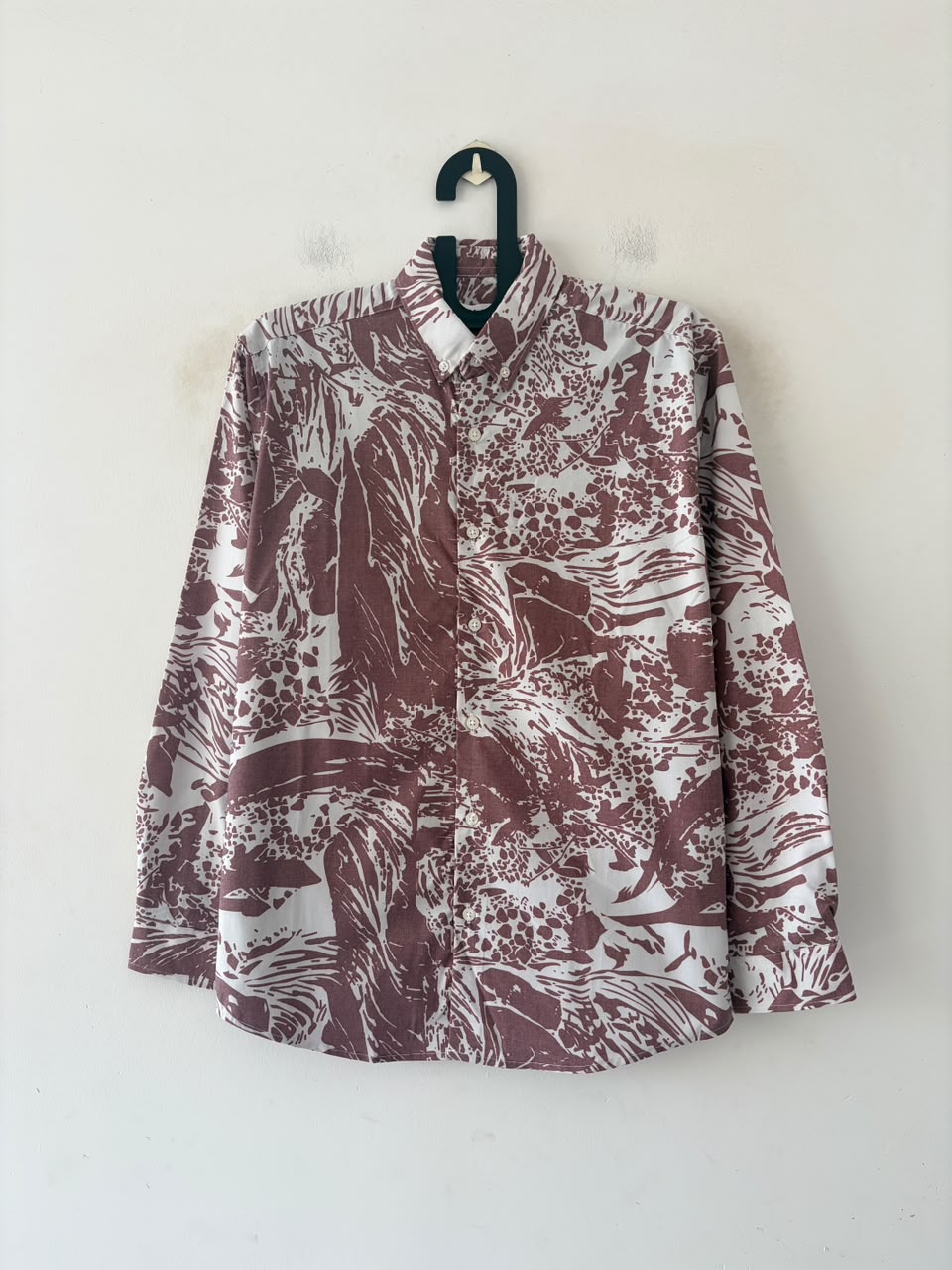 Garnet drift printed shirt