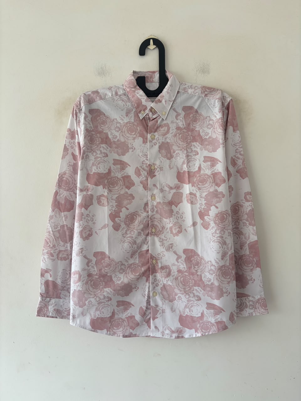 Rose mist floral printed shirt