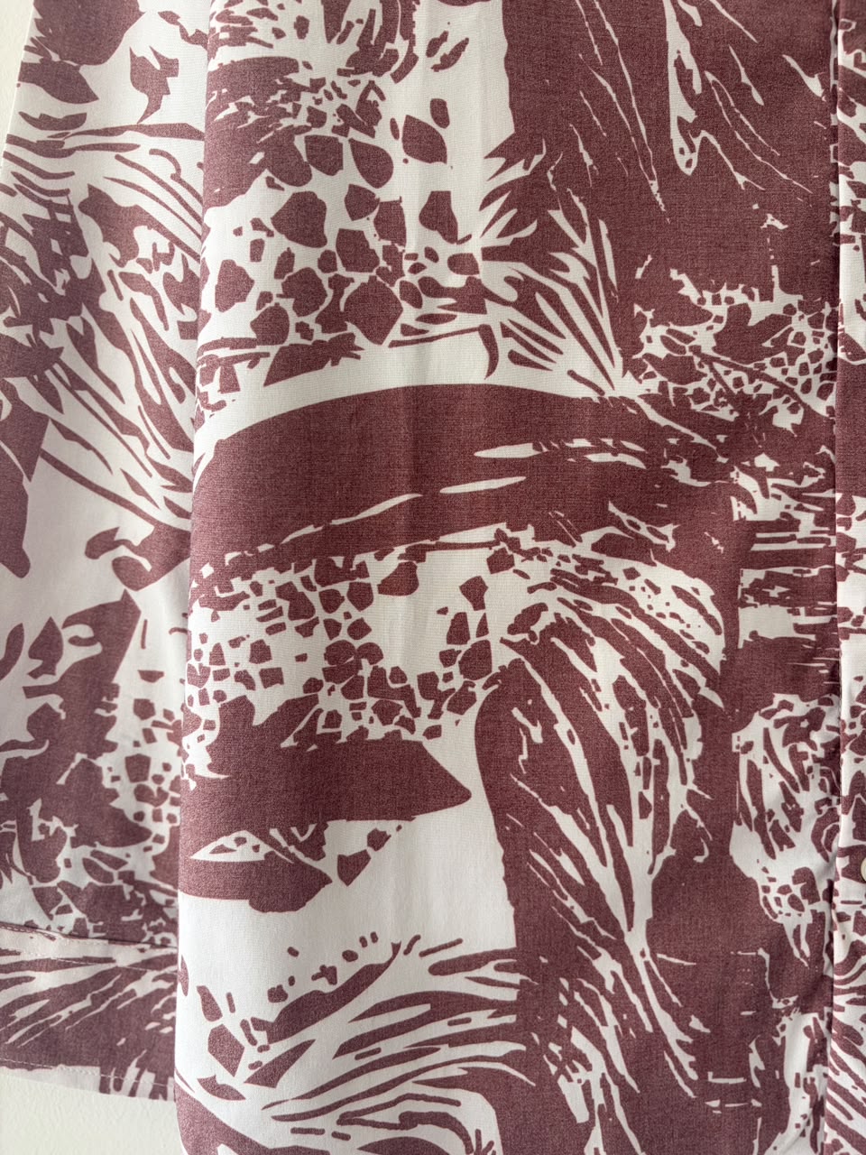 Garnet drift printed shirt